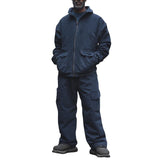 Men's Casual Multi-pocket Hoodie and Casual Pants Two-piece Set 24244662F