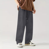 Men's Casual Corduroy Elastic Waist Sports Loose Pants 27025604M