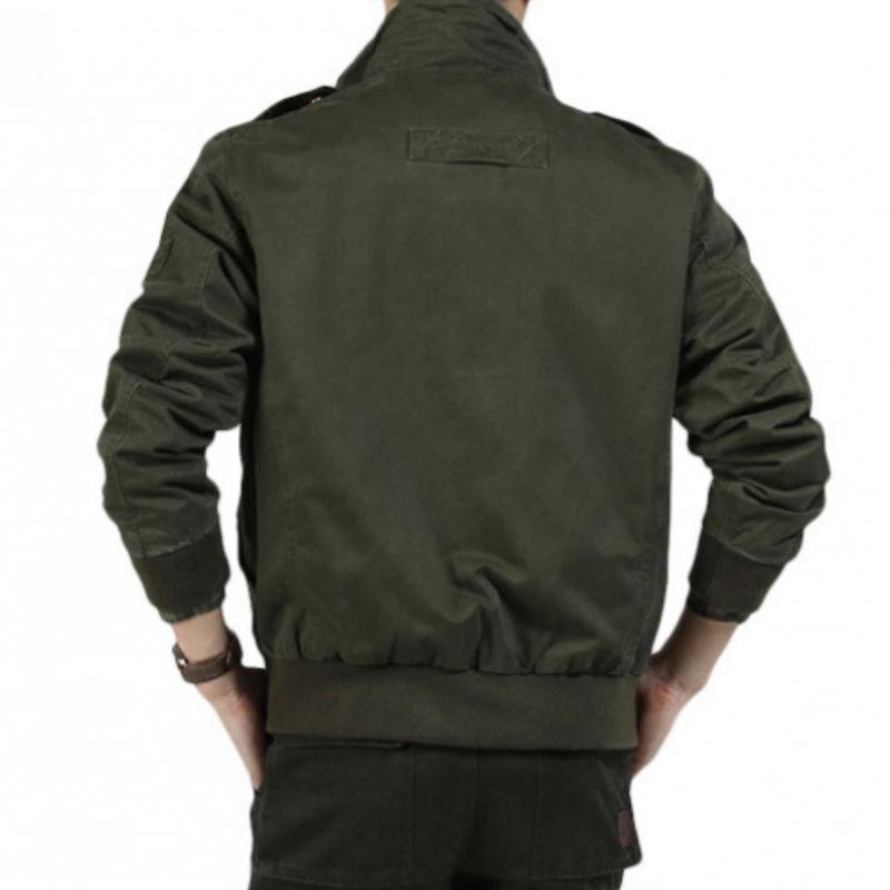 Men's Classic Casual Zipper Stand Collar Fleece Jacket 99942118K