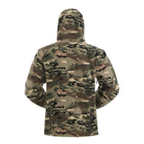 Men's Hooded Outdoor Warm Camouflage Fleece Jacket 30314655F