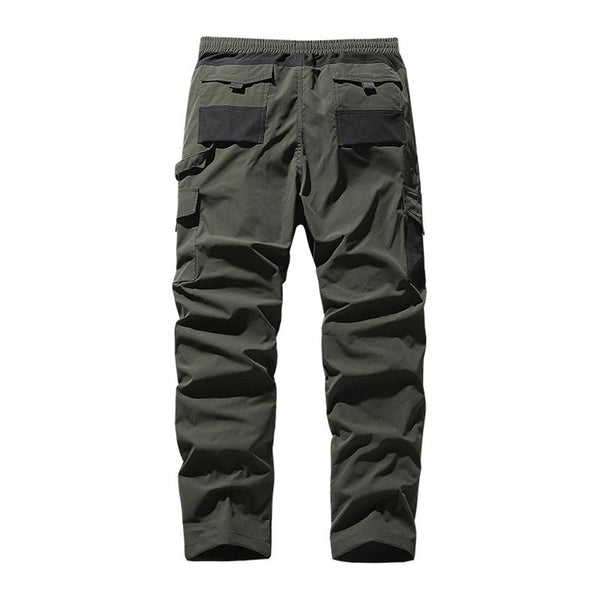 Men's Colorblock Outdoor Multi-pocket Cargo Pants 52010278Z