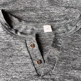 Men's Elastic Slim V-neck Long Sleeve T-shirt 48795666Z