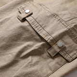Men's Casual Outdoor Cotton Multi-Pocket Slim Fit Workwear Pants (Belt Excluded) 27896324M