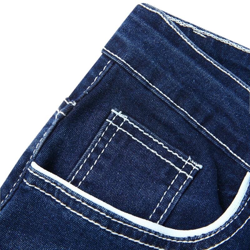 Men's Fashion Distressed Slim Double Stitching Casual Jeans 29187445Z