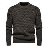 Men's Simple Round Neck Pullover Bottoming Sweater 79891558F