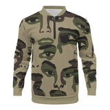 Men's Loose Zipper Printed Sweatshirt 39194548X