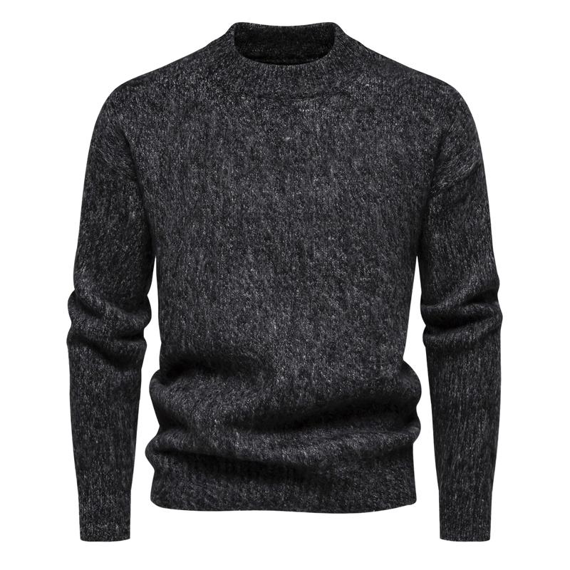 Men's Round Neck Pullover Warm Sweater 98044490F