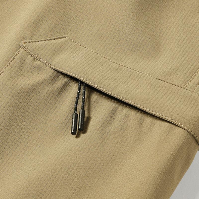 Men's Casual Outdoor Elastic Waist Quick-drying Loose Sports Shorts 58130314M