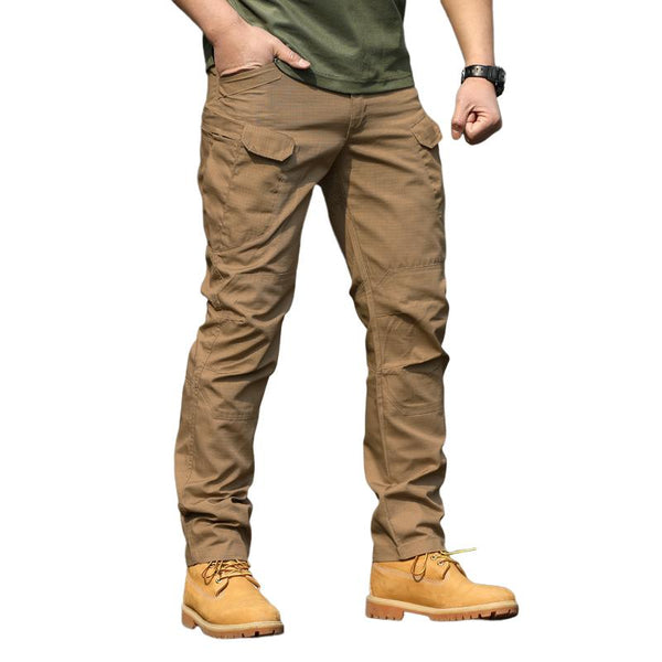 Men's Solid Color Outdoor Multi-pocket Cargo Pants 86827118Z