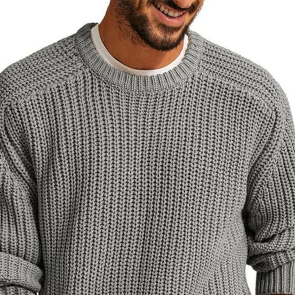 Men's Classic Casual Basic Crew Neck Sweater 94359390K