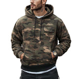 Men's Classic Retro Casual Camouflage Hoodie 54807972K