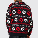 Men's Casual Christmas Jacquard Crew Neck Knit Sweater 28137241M