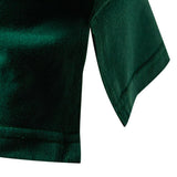 Men's Color Block Lapel Long Sleeve Polo Shirt 61674774Z