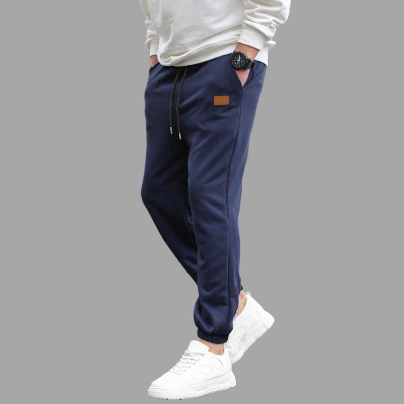 Men's Solid Color Casual Sports Loose Straight Pants 72334918Z