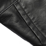 Men's Classic Lapel Lambswool Composite Leather Jacket 82392592F