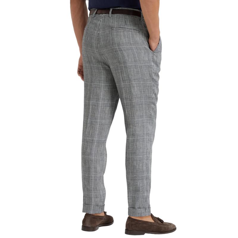 Men's Classic Straight Check Suit Pants 44382533F