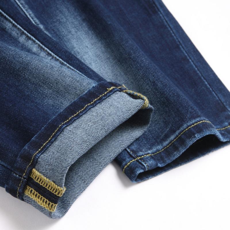 Men's Vintage Solid Color Ripped Jeans 77402615Y