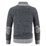 Men's Casual Stand Collar Knitted Jacket 88685440F