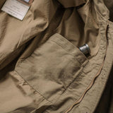 Men's Vintage Lapel Single Breasted Zipper Cargo Jacket 63736977Z