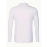 Men's Colorblock Stand Collar Long Sleeve T-Shirt 46741590Y