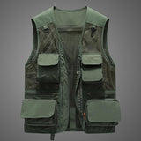 Men's Multi-pocket Outdoor Quick-drying Vest 78540979Z