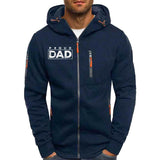 Men's Lettering Print Hoodie Zip-Up Jacket 85223818X