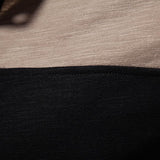 Men's Colorblock Henley Collar Long Sleeve T-shirt 85316297Z