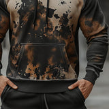 Men's Classic Casual Printed Long Sleeve Hoodie 68187152K