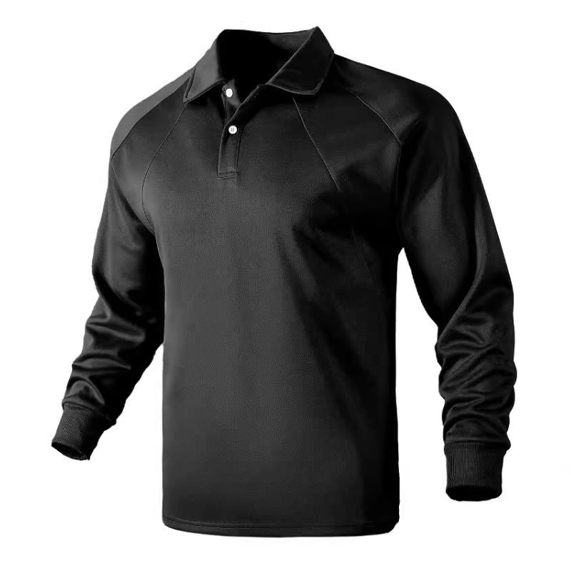 Men's Casual All-match Lapel Long-sleeved Sweatshirt 02681364F