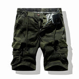 Men's Camo Retro Multi-Pocket Cargo Shorts 05812282Y