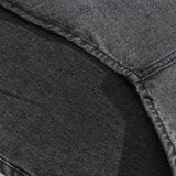 Men's Lapel Breast Pocket Single Breasted Denim Shirt 84351501Z