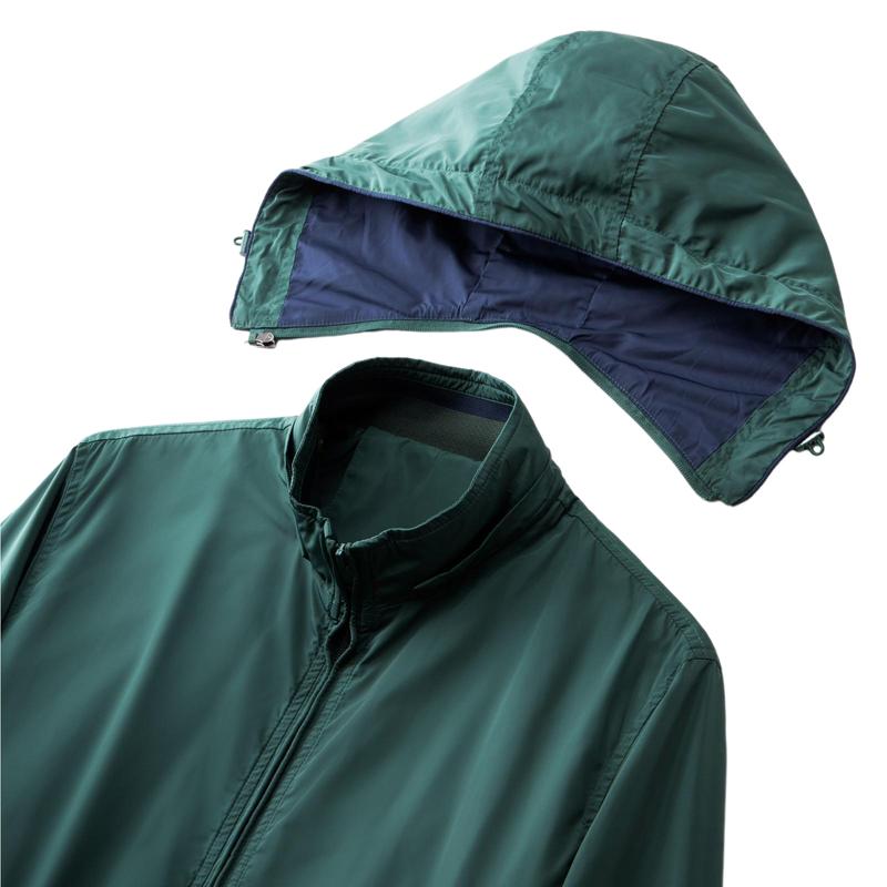 Men's Casual Jacket with Detachable Hood 47438888F