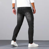 Men's Fashion Distressed Skinny Casual Jeans 50353589Z