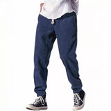 Men's Casual Thickened Waffle Warm Sports Pants 46141644M