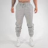 Men's Solid Color Elastic Waist Casual Sports Pants 30839689Z