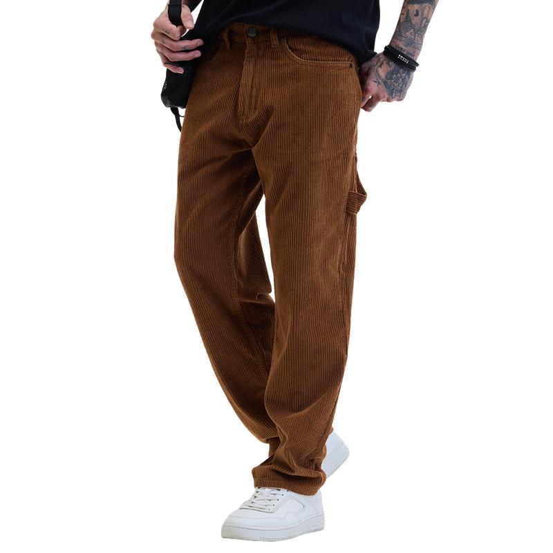 Men's Retro Straight Corduroy Casual Pants 58111124F