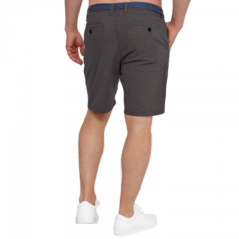 Short décontracté à rayures multi-poches pour homme (sans ceinture) 81384944Z