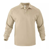 Men's Casual All-match Lapel Long-sleeved Sweatshirt 02681364F