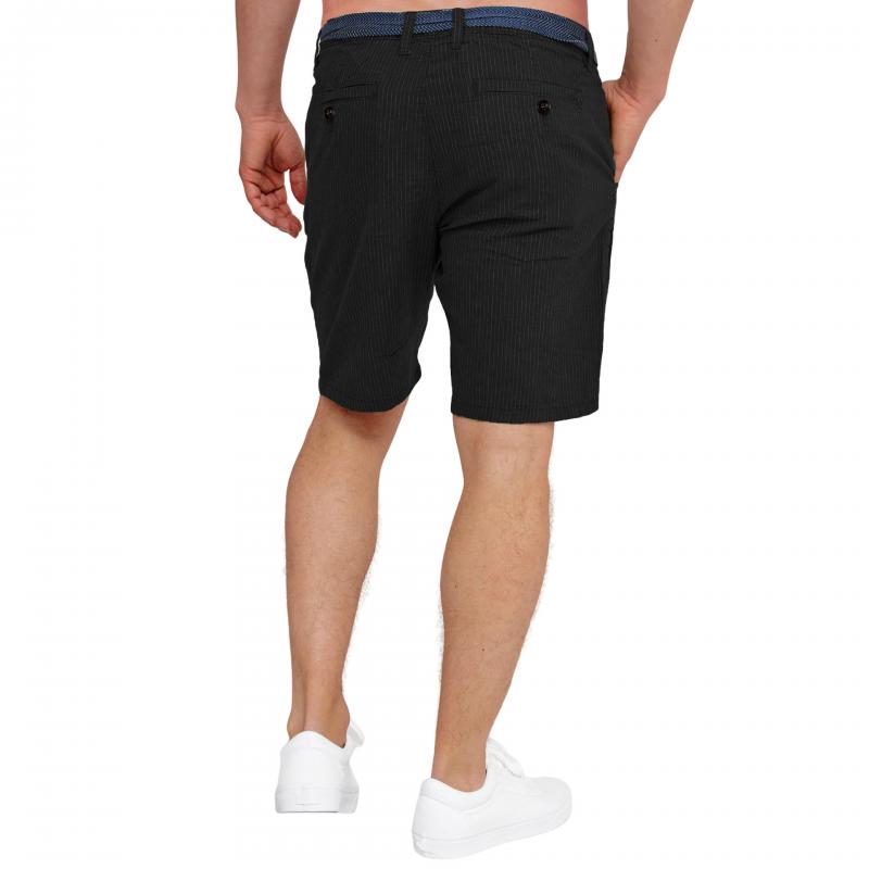 Short décontracté à rayures multi-poches pour homme (sans ceinture) 81384944Z