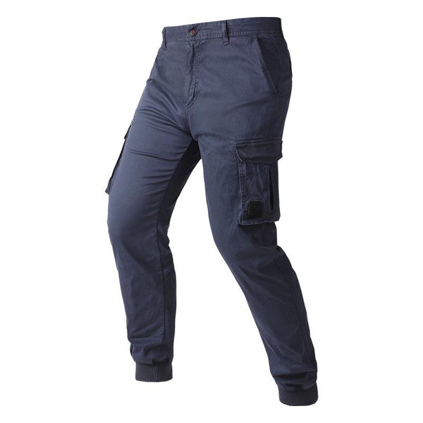 Men's Solid Color Multi-pocket Cargo Pants 70901926Z