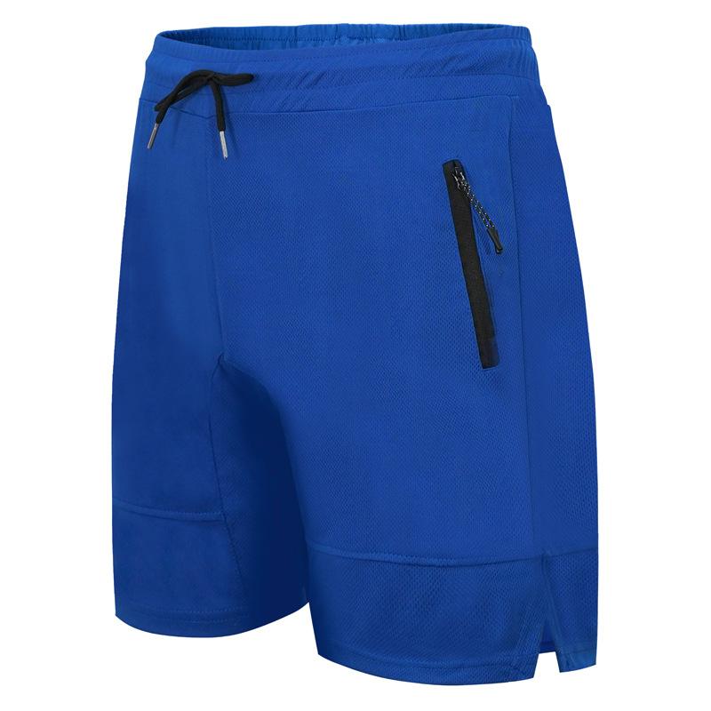 Einfarbige, schnelltrocknende, atmungsaktive Sport-Fitness-Shorts für Herren mit elastischer Taille 32298249Z