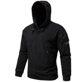 Men's Outdoor Polar Fleece Hooded Windproof Warm Sweatshirt 70031852Y