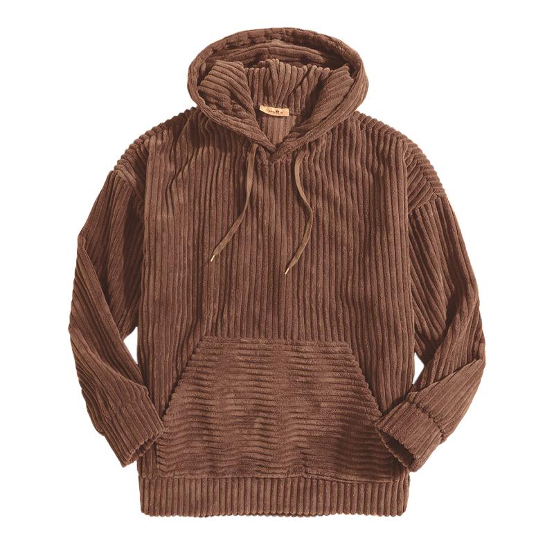 Men's Thickened Corduroy Hoodie 95234895U