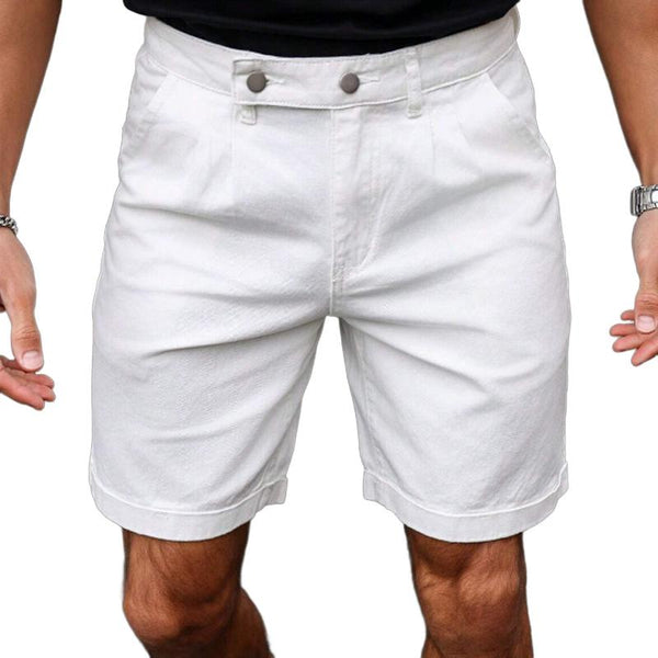 Men's Solid Straight Cargo Shorts 60679757Z