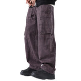 Men's Retro Loose Straight Casual Pants 12985659F