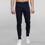 Men's Business Casual Solid Color Suit Pants 54746283Z