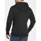 Men's Casual Solid Color Button Hooded Sweatshirt 42620421Y