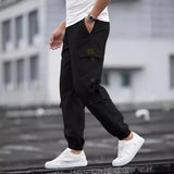 Men's Fashion Solid Color Multi-Pocket Cargo Pants 48573790Z