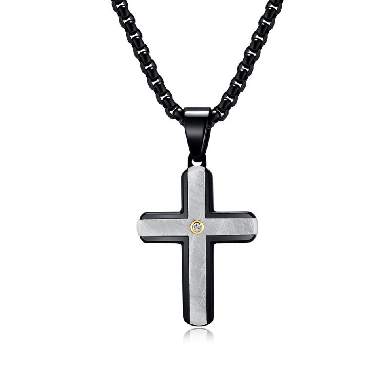 Vintage Casual Cross Necklace 36426626TO