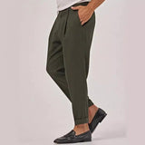 Men's Solid Loose Straight Casual Suit Pants 85543873Z